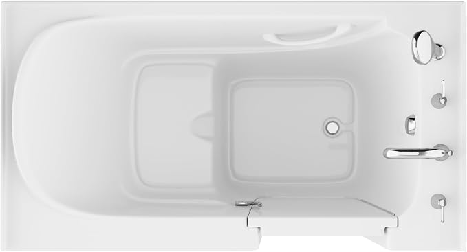 ANZZI Tubs Series Wide Opening Door Right Drain Quick Fill Walk-In Soaking Tub - Image 3
