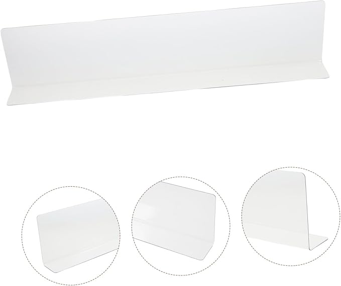 Splash Guard for Bathtub Transparent Pvc Splashproof Baffle 15.75 Inch Corner - Image 7
