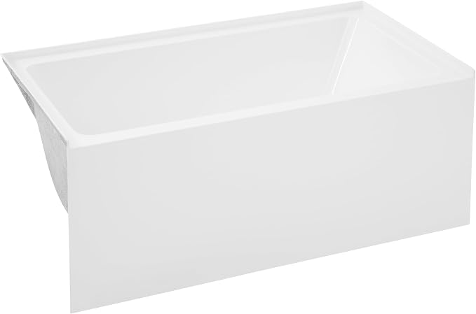 Voltaire 54" X 30" Left-Hand Drain Alcove Bathtub - Image 3
