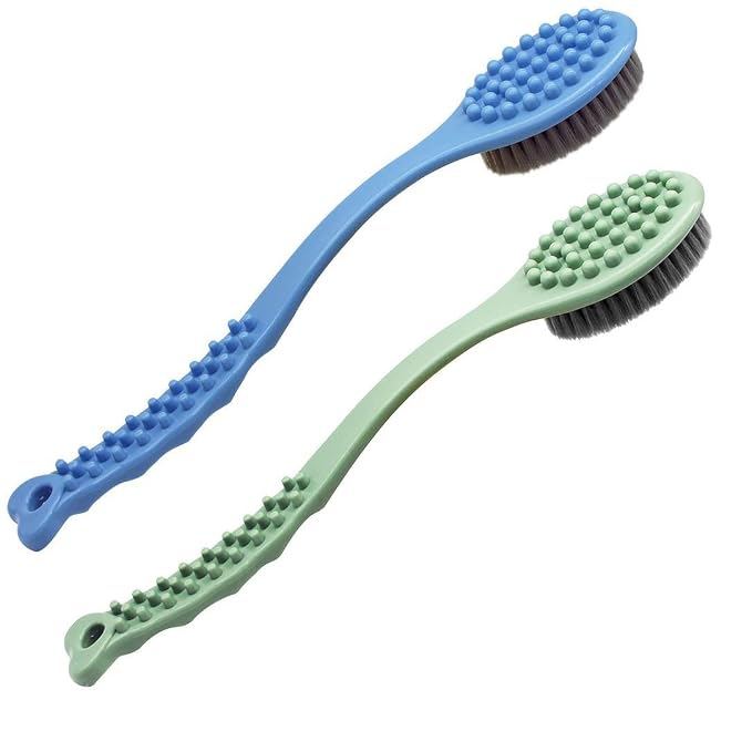 QiCheng&LYS long handle bath brush, soft and comfortable massage brush bath by QiCheng%26LYS