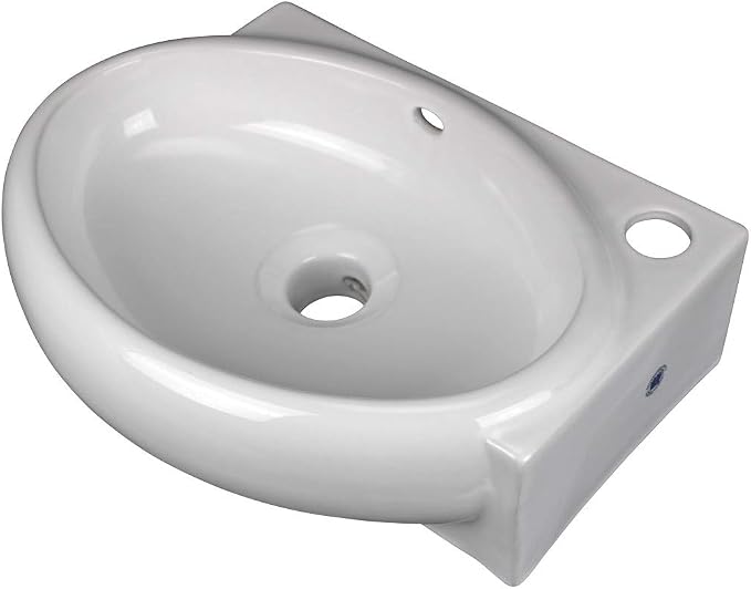 Renovators Supply Manufacturing Carlingwood Corner Wall Mounted Bathroom Sink - Image 4