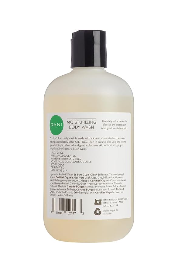 DANI Naturals Moisturizing Body Wash - Image 3