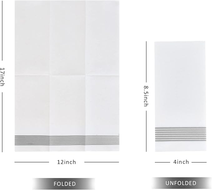 LITOPAK 300 Pack Disposable Guest Towels, Disposable Hand Towels - Image 2