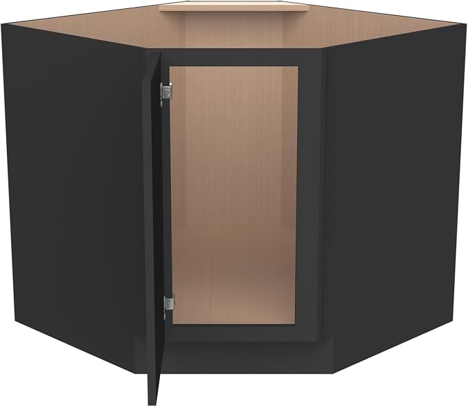 Diagonal Corner Kitchen Cabinet – Solid Wood – Freestanding Storage Organizer - Image 7