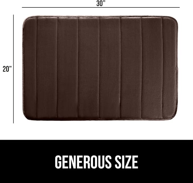 GORILLA GRIP Memory Foam Bath Mat, Soft Absorbent US Designed Bathroom Rug - Image 2