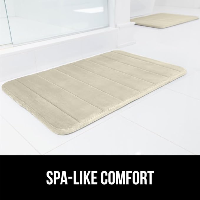 GORILLA GRIP Memory Foam Bath Mat, Soft Absorbent US Designed Bathroom Rug - Image 9