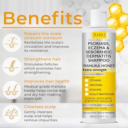 Antifungal Psoriasis Shampoo, Seborrheic Dermatitis Shampoo | Soothes Itching - Image 2