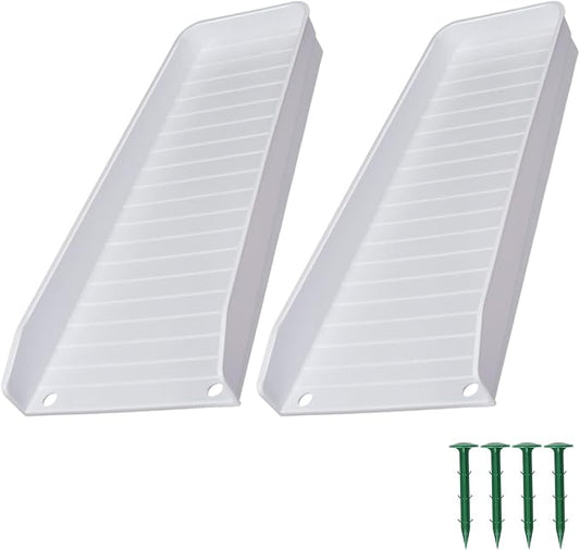 Gutter Downspout Splash Block, 16.3"Drain Gutter Guard Diverter, Gutter by ChickVilla
