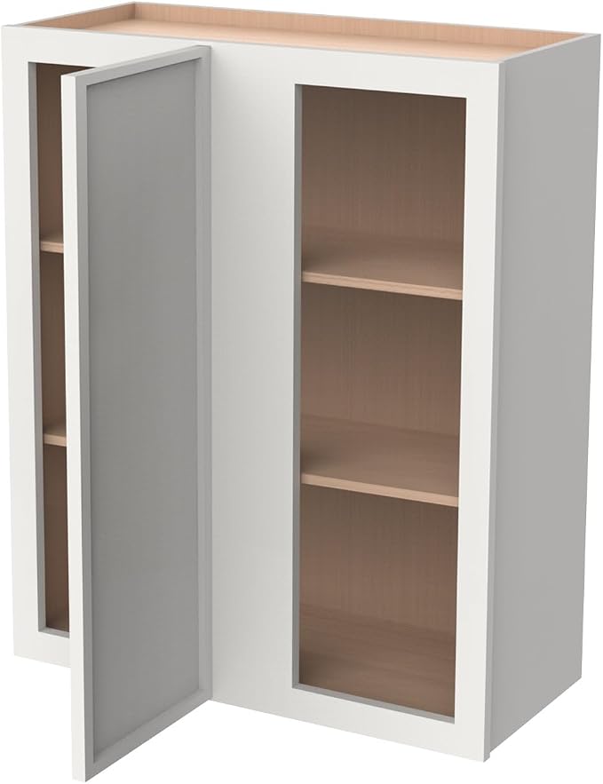 Solid Hardwood Wall Blind Corner Cabinets, Adjustable Shelves, Soft-Close Doors - Image 4