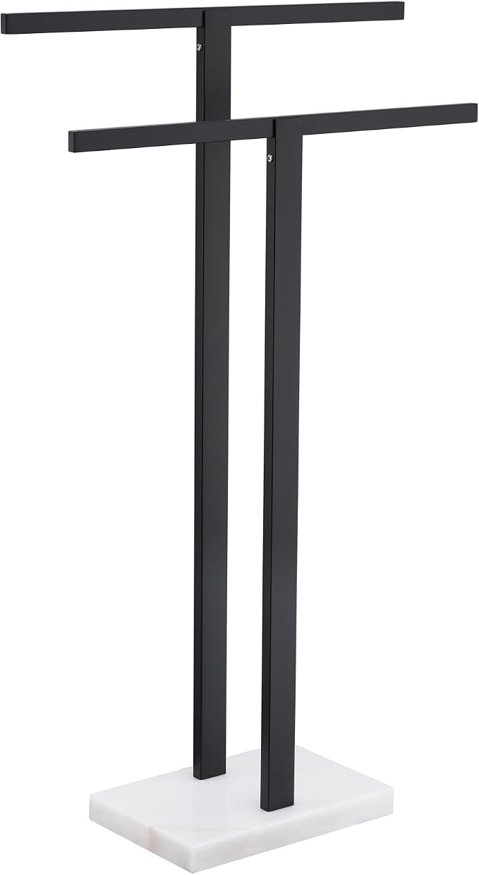 KOKOSIRI Bathroom Towel Rack 2-Tier Standing Towel Racks by KOKOSIRI