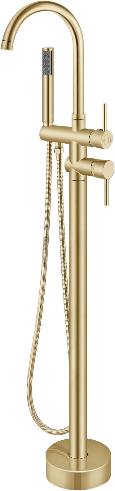 Aolemi Floor Mount Bathtub Faucet Freestanding Tub Filler Standing High Flow by Aolemi