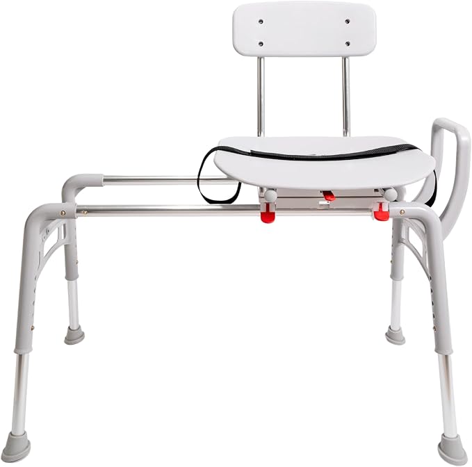 Eagle Health Supplies Sliding Shower Chair Tub Transfer Bench - Image 2