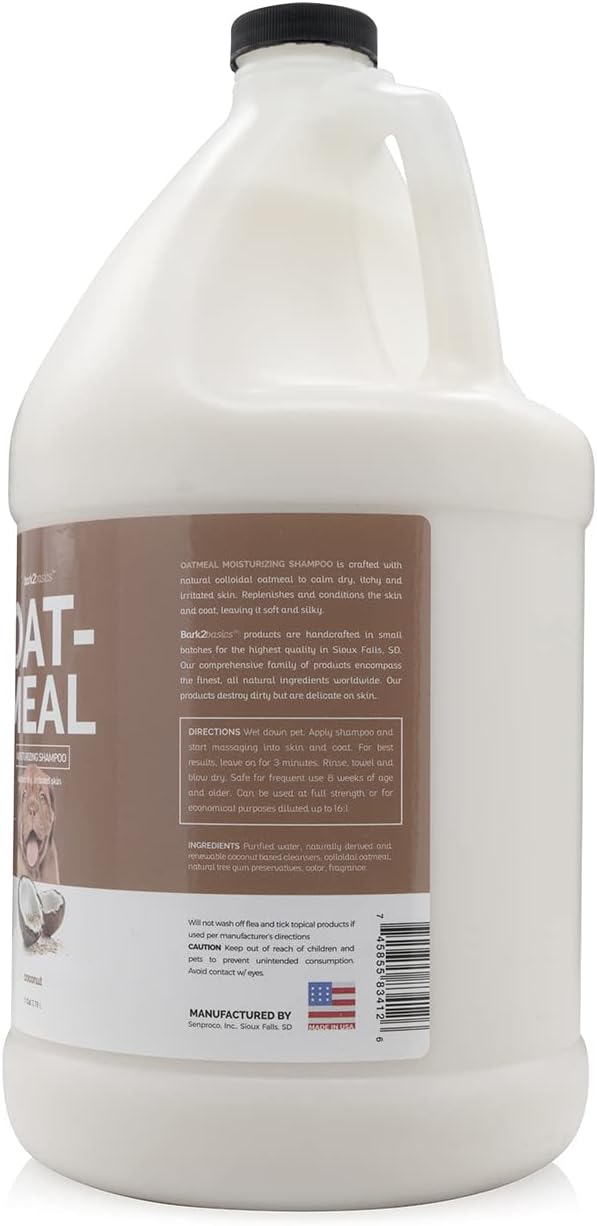 Bark2Basics Oatmeal Dog Shampoo, 1 Gallon - Image 2