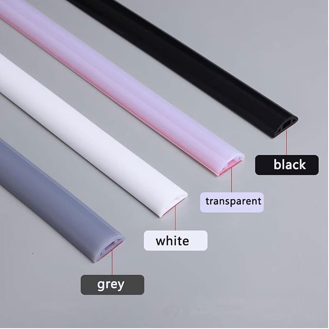 Bathroom Foldable Block water Stopper sealing strip shower threshold dam - Image 2