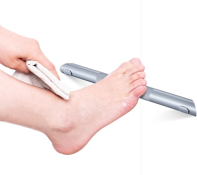 Chrome Shower Foot Rest Bar, Corner Shower Foot Rest by SANLIV