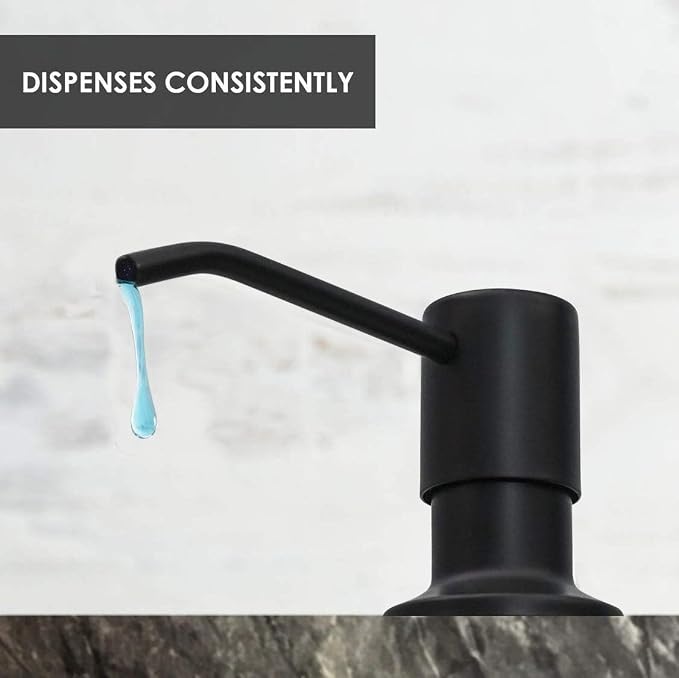 Soap Dispenser for Kitchen Sink, Built in Soap Dispenser, Stainless Steel Pump - Image 3