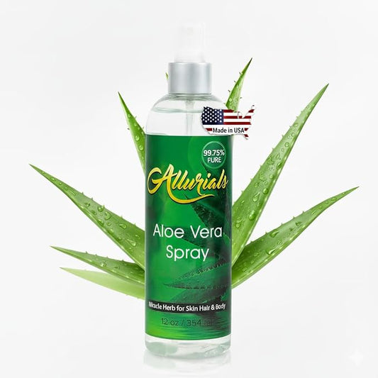 Allurials 99.75% Pure & Organic Aloe Vera Spray, Clinically tested & by Allurials
