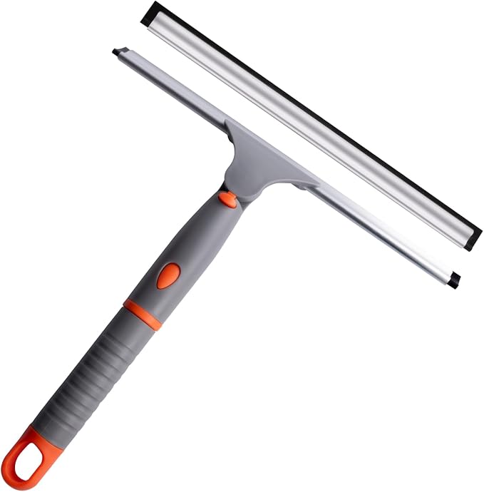 ITTAHO Swivel Shower Squeegee for Glass Doors, All-Purpose Anti-Slip Window - Image 9