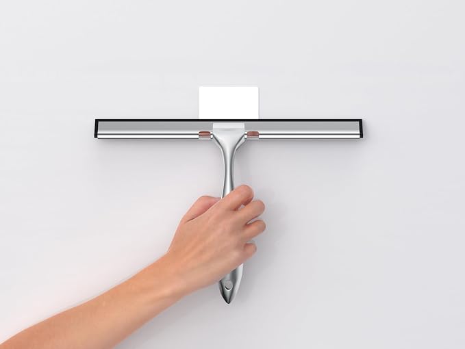 12'' Light Weight Stainless Steel Shower Squeegee - Image 8