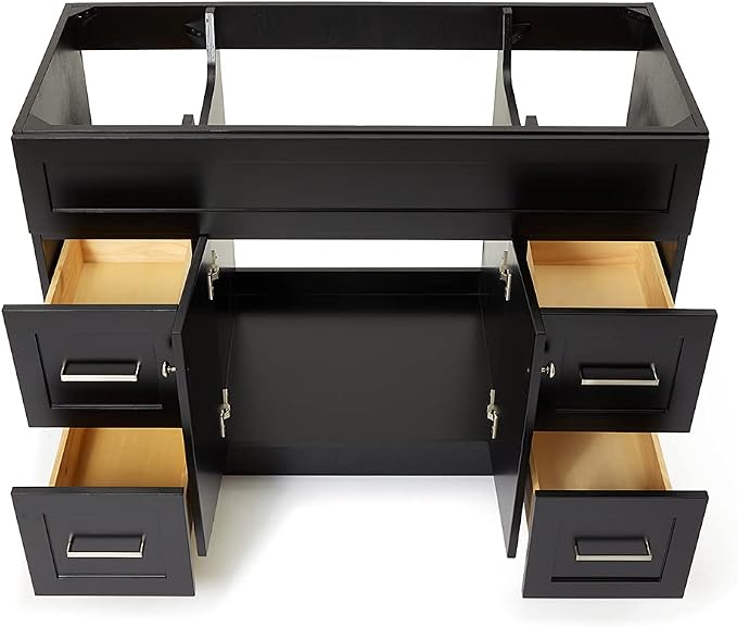 ARIEL Vanity Base Cabinet in Black - Image 5
