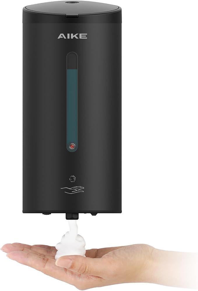 AIKE Wall Mount Automatic Foam Soap Dispenser 25 OZ Commercial Large Capacity by AIKE