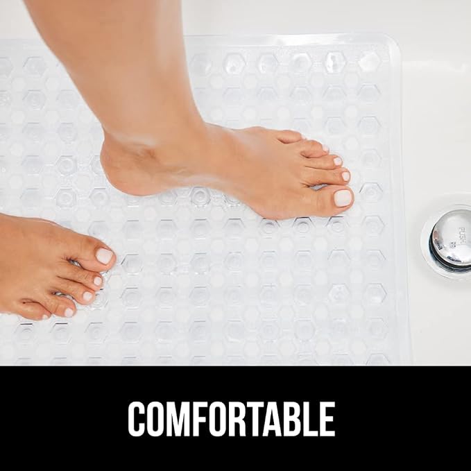 GORILLA GRIP Patented Bath Tub Shower Mat, 2 Pack, Machine Washable Bathtub - Image 9