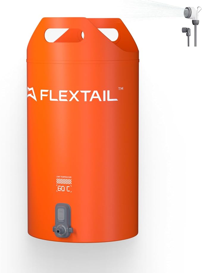 FLEXTAILGEAR Camping Shower Bucket by FLEXTAILGEAR