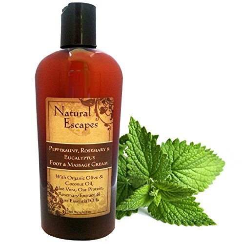 Natural Escapes Peppermint, Eucalyptus & Tea Tree Oil Foot Cream by NaturalEscapes