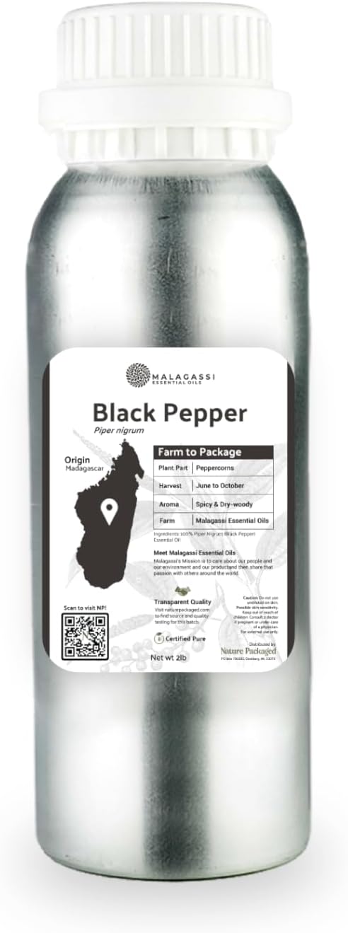 Black Pepper Essential Oil by NaturePackaged