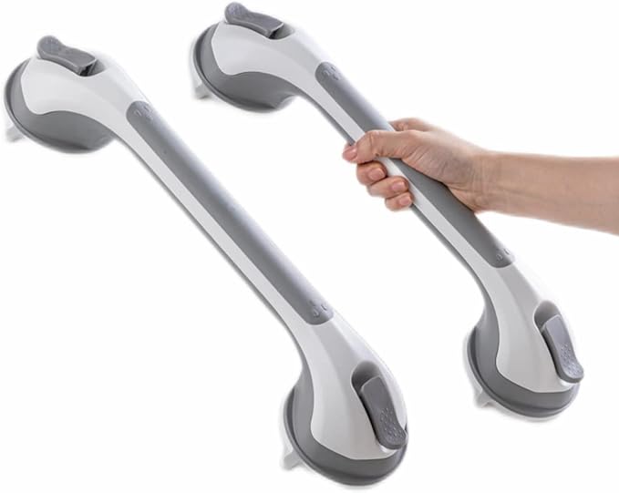TAILI Grab Bars for Bathtubs and Showers 2 Pack Suction Grab Bar, Heavy Duty by TAILI