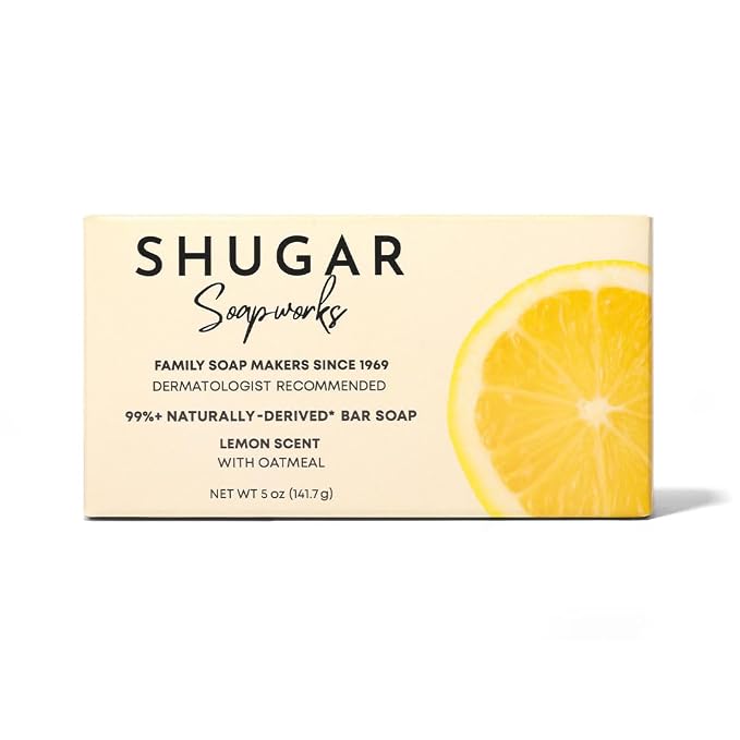 Shugar Soapworks Oatmeal & Lemon Verbena 5 oz Beauty Bar Soap 8-Pack | - Image 10