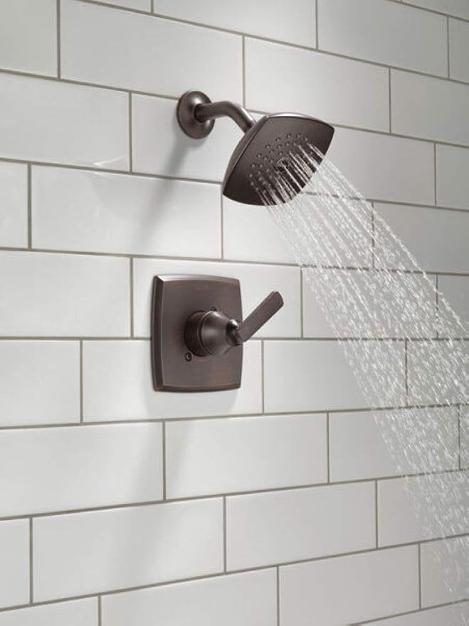 Delta Ashlyn 14 Series Rain Shower Faucet Set, Oil Rubbed Bronze Shower Head - Image 3
