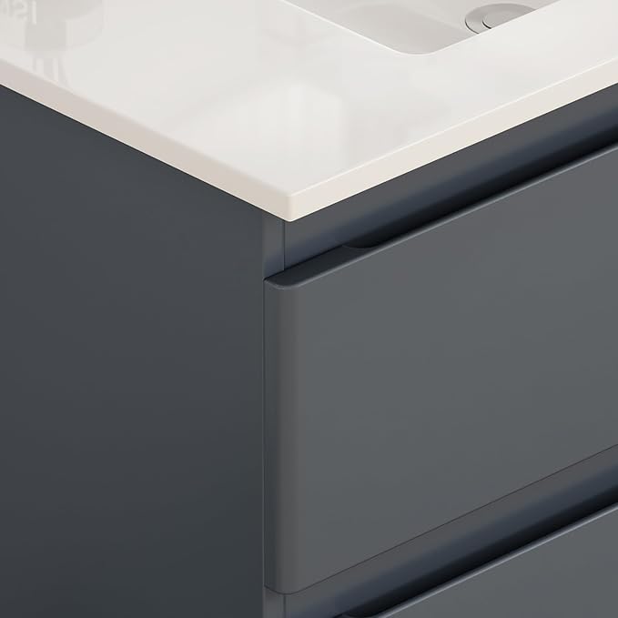 32" Wall Mounted Bathroom Vanity - Image 4