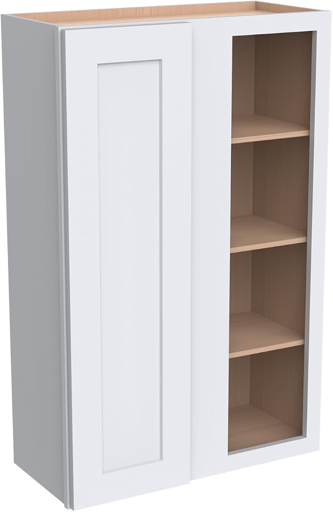 Solid Hardwood Wall Blind Corner Cabinets, Adjustable Shelves, Soft-Close Doors - Image 7