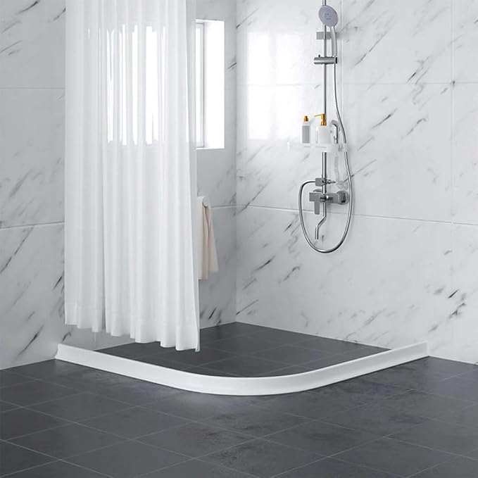New Collapsible 67 Inch Shower Threshold Water Dam Collapsible Bath Shower - Image 8