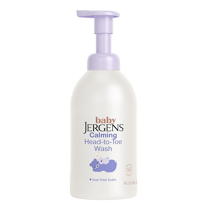 Jergens Baby Calming Head to Toe Foaming Wash, Baby Shampoo and Body Wash by Jergens