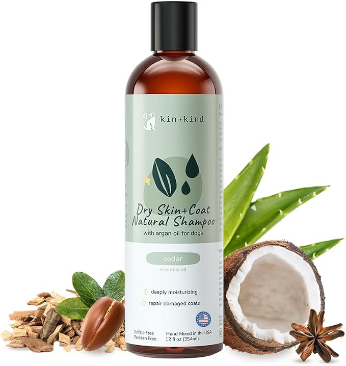 kin+kind Organic Dog Shampoo Itchy Skin Relief – Natural Dog Shampoo by kinkind
