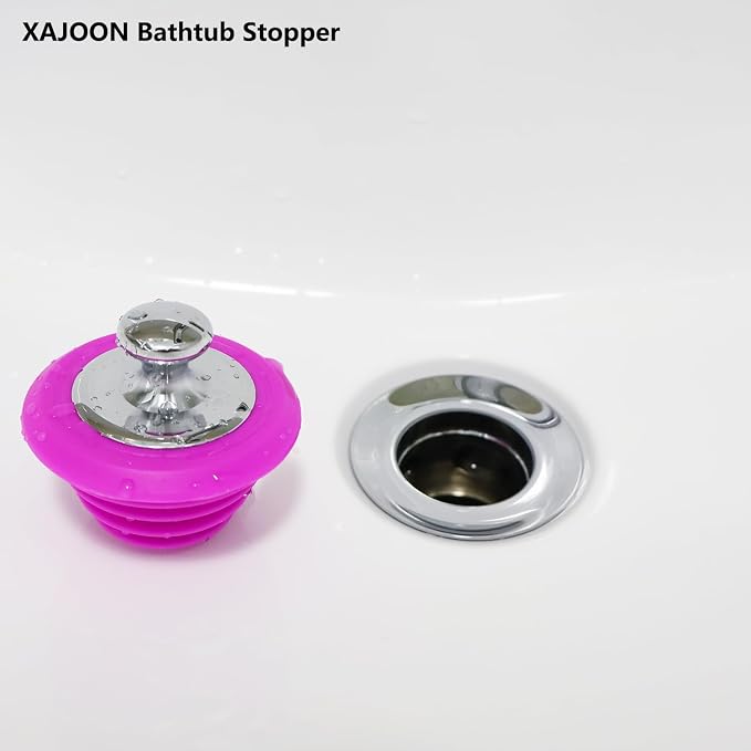 Bathtub Drain Stopper, Silicone Bathtub Stopper, Tub Stopper, Washbasin Drain - Image 4