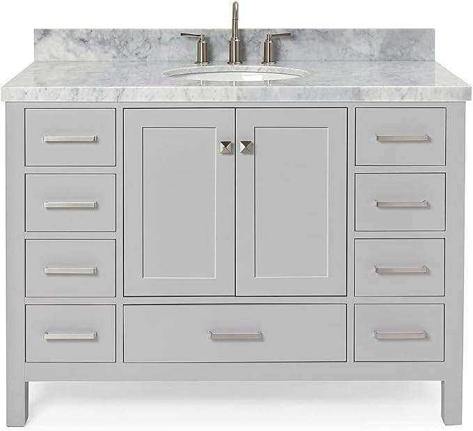 ARIEL 49" Grey Bathroom Vanity by Ariel