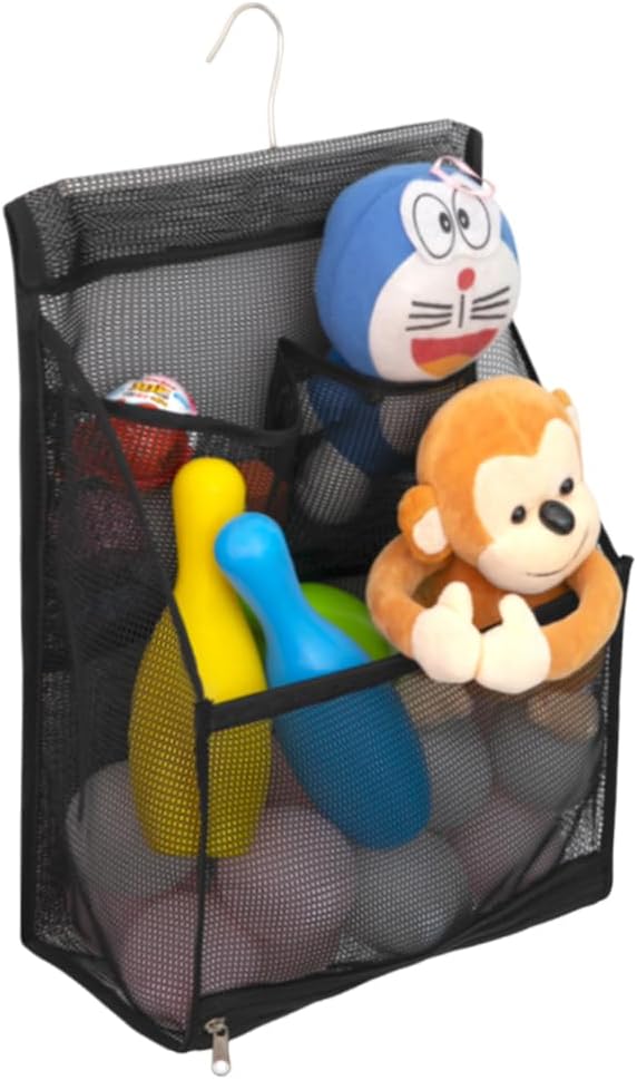 ALYER Hanging Mesh Bath Toy Organizer Bag, Large Shower Storage Caddy by ALYER