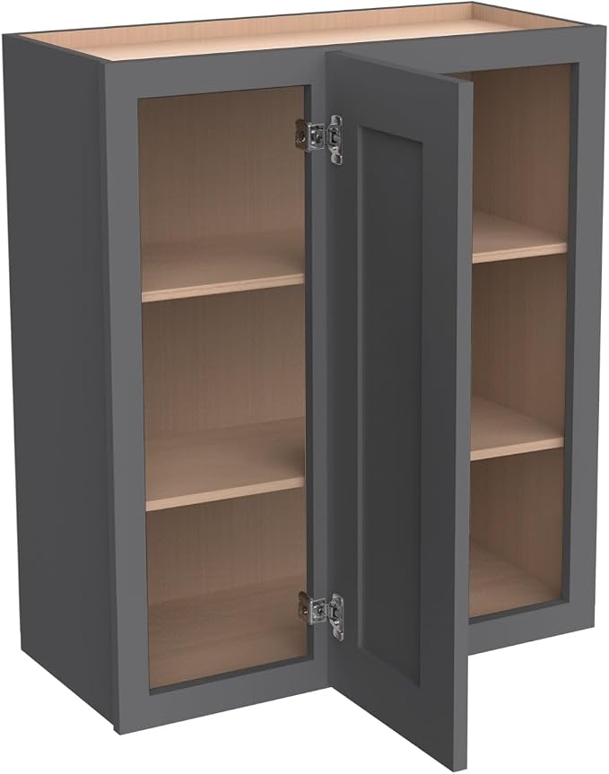 Solid Hardwood Wall Blind Corner Cabinets, Adjustable Shelves, Soft-Close Doors - Image 8