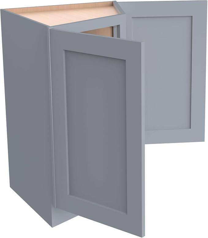 Corner Cabinet for Kitchen Bathroom, Solid Wood Frame - Image 5