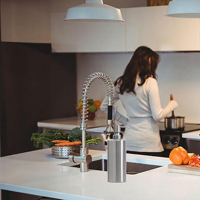 ARKTEK Large Stainless Steel Countertop Soap Dispenser - Image 9