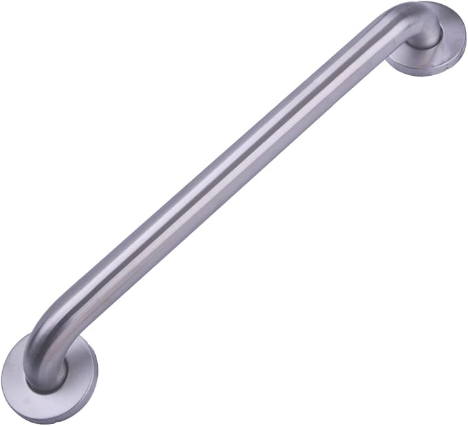 Amazon Basics Bathroom Handicap Safety Grab Bar, 18 Inch Length, 1.25 Inch by AmazonBasics