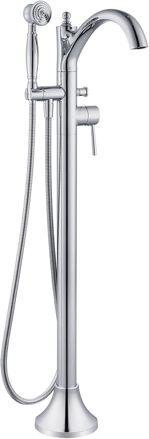 Free Standing Tub Faucet, Classic Freestanding Bathtub Faucet by Wintap