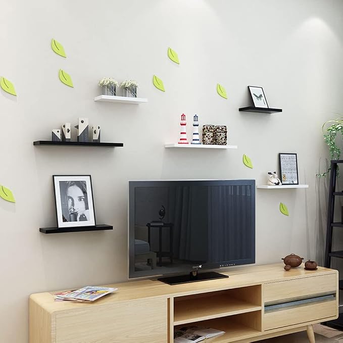 Floating Shelf, 30 in W x 12.75 in D x 2 in H Wooden Floating Wall Shelf - Image 7