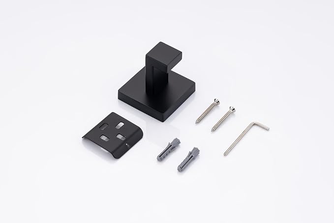 10 Pack Matte Black Bathroom Hardware Set - Image 2