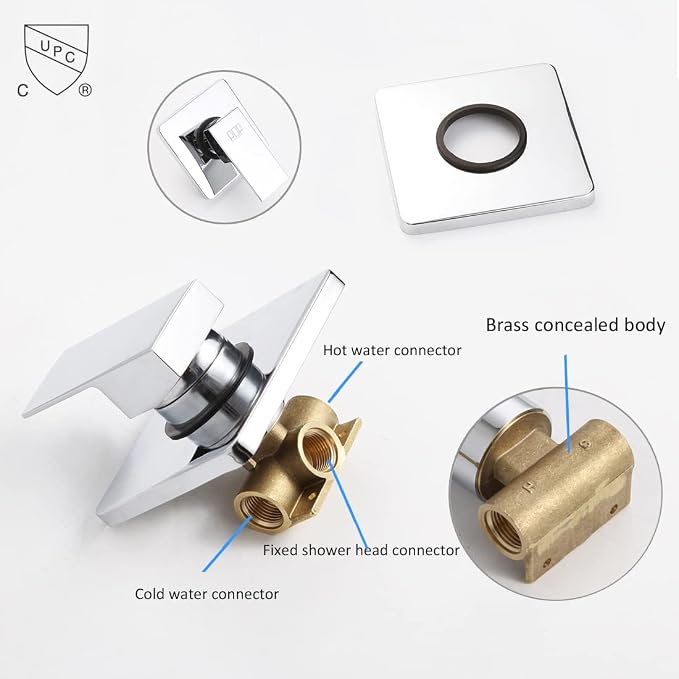 POP SANITARYWARE Single Function Shower Trim Kit - Image 5