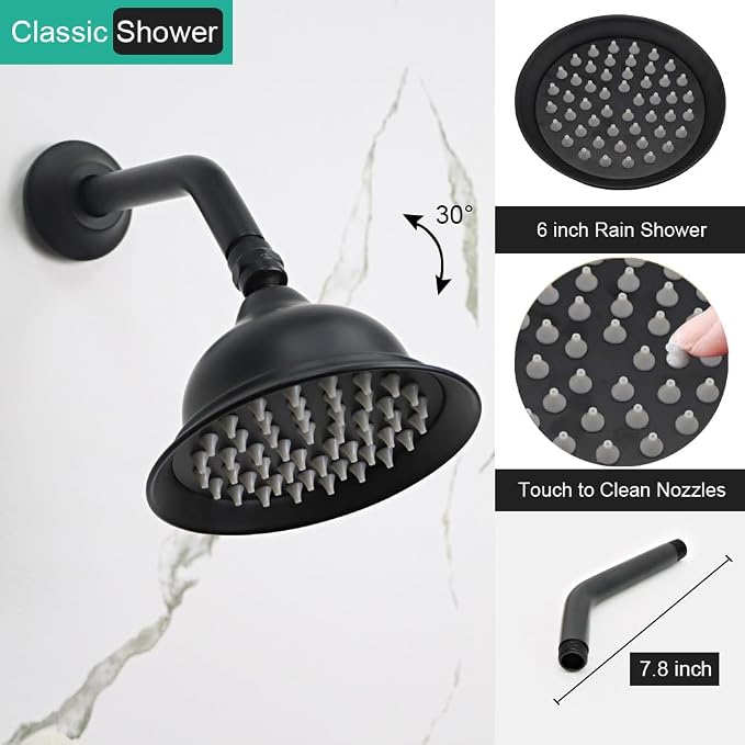 Dual Antique Shower Head System - Image 4
