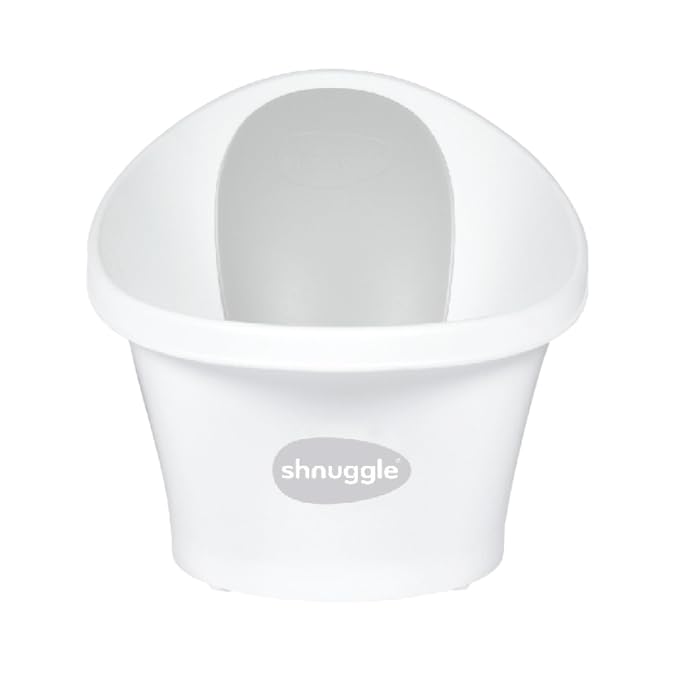 Shnuggle Newborn Baby Bath | Built in Support Bump and Soft Backrest | Suitable - Image 2